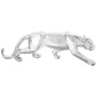 Decorative Figure Alexandra House Living Silver Plastic Panther 10 x 16 x 44 cm | Tienda24 Tienda24.eu