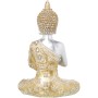 Deko-Figur Alexandra House Living Gold Silberfarben Kunststoff Buddha 18 x 28 x 40 cm | Tienda24 Tienda24.eu