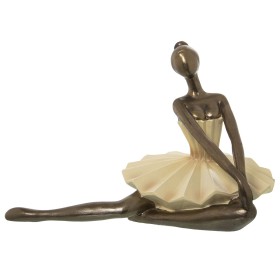 Decorative Figure Alexandra House Living Golden Plastic Sheets 11 x 17 x 34 cm | Tienda24 Tienda24.eu