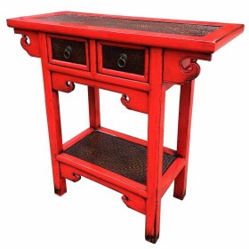 Console Alexandra House Living Rouge Bois 35 x 80 x 85 cm de Alexandra House Living, Tables - Réf : D1631557, Prix : 563,84 €...