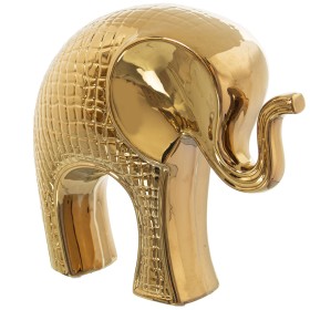 Decorative Figure DKD Home Decor Golden Resin Tropical Stripped 21 x 11 x 16,2 cm | Tienda24 Tienda24.eu