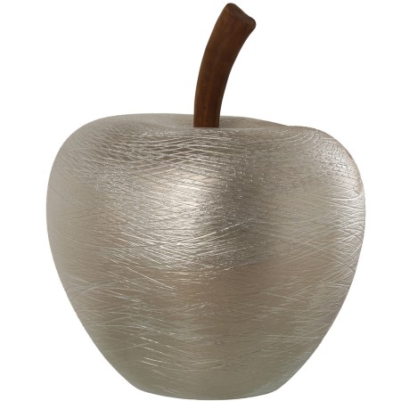 Deko-Figur Alexandra House Living aus Keramik Apfel Silberfarben 37 x 36 x 52 cm | Tienda24 Tienda24.eu