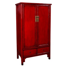 Armoire Alexandra House Living Rouge Bois 69 x 182 x 101 cm de Alexandra House Living, Penderies - Réf : D1631572, Prix : 1,0...