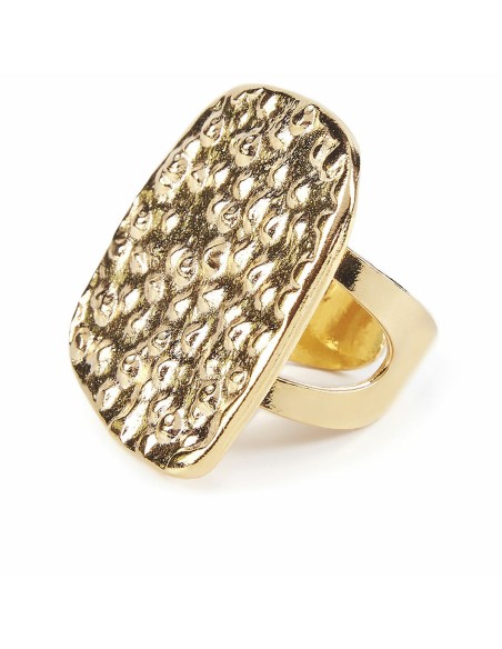 Bague Femme Shabama Chelsea Laiton Trempé en flash doré Réglable | Tienda24 Tienda24.eu