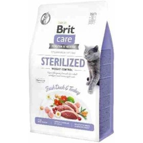 Cat food Brit Care Grain-Free Sterilized Weight Control Adult Turkey Duck 400 g by Brit, Dry - Ref: S9108699, Price: 6,51 €, ...