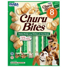 Dog Snack Inaba Churu Bites Chicken Tuna 8 x 12 g by Inaba, Biscuits, cakes and snacks - Ref: S9108980, Price: 9,27 €, Discou...