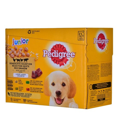 Nassfutter Pedigree unior Selection Huhn Rindfleisch Lamm Vögel 100 g 12 x 100 g | Tienda24 - Global Online Shop Tienda24.eu