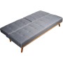 Schlafsofa Alexandra House Living Grau 216 x 81 x 87 cm | Tienda24 Tienda24.eu