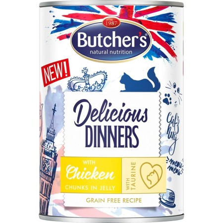 Cibo per gatti Butcher's Delicious Dinners Pollo 400 g | Tienda24 - Global Online Shop Tienda24.eu