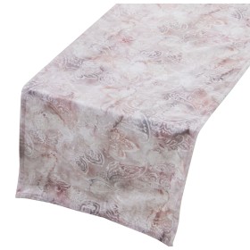 Camino de Mesa Alexandra House Living Rosa Textil 180 x 30 cm Terciopelo Floral | Tienda24 Tienda24.eu