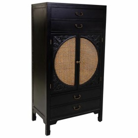 Armoire Alexandra House Living Noir Rotin Bois d'épicéa Bois MDF 40 x 135 x 70 cm de Alexandra House Living, Penderies - Réf ...