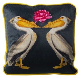 Cushion Romimex Pink Polyester 45 x 10 x 45 cm | Tienda24 Tienda24.eu