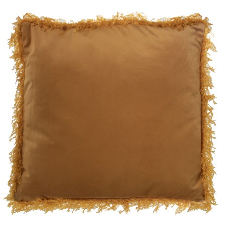 Cushion Alexandra House Living Mustard Textile 45 x 45 cm | Tienda24 Tienda24.eu