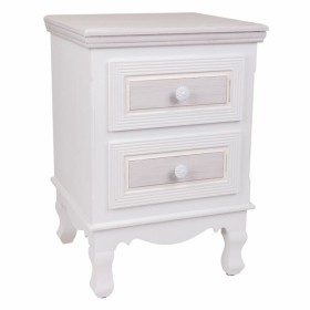 Nightstand Alexandra House Living White 33 x 53 x 37 cm by Alexandra House Living, Bedside Tables - Ref: D1631601, Price: 75,...