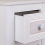 Comodino Alexandra House Living Bianco 26 x 72 x 33 cm | Tienda24 - Global Online Shop Tienda24.eu