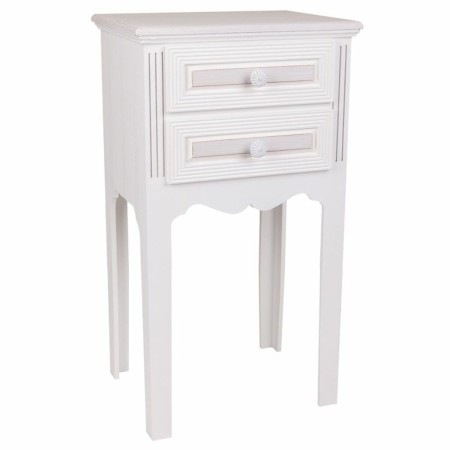 Comodino Alexandra House Living Bianco 28 x 69 x 38 cm di Alexandra House Living, Comodini - Rif: D1631603, Prezzo: 77,72 €, ...