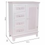 Aparador com Gavetas Alexandra House Living Branco Madeira MDF 32 x 84 x 66 cm de Alexandra House Living, Jogos de móveis - R...