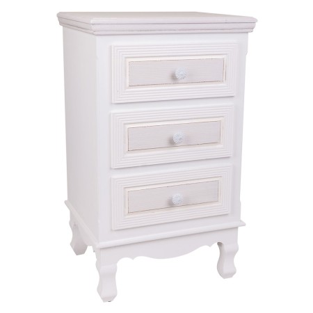 Comodino Alexandra House Living Bianco 33 x 68 x 41 cm | Tienda24 - Global Online Shop Tienda24.eu