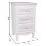 Comodino Alexandra House Living Bianco 33 x 68 x 41 cm | Tienda24 - Global Online Shop Tienda24.eu