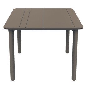 Mesa Extensible Thais 90 x 90 x 74 cm Aluminio | Tienda24 Tienda24.eu