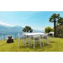 Garden chair Garbar Ona White Dark grey polypropylene 56 x 79 x 52 cm 56 x 52 x 79 cm 4 Units (4 Pieces) | Tienda24 Tienda24.eu