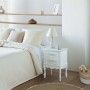 Mesita de Noche Alexandra House Living Blanco 34 x 57 x 42 cm | Tienda24 - Global Online Shop Tienda24.eu