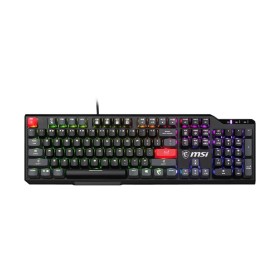 Clavier MSI VIGOR GK41 DUSK LR US Noir Multicouleur QWERTY de MSI, Claviers - Réf : S91101452, Prix : 83,73 €, Remise : %