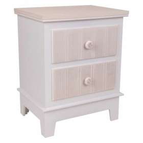 Comodino Alexandra House Living Bianco 41 x 41 x 61 cm | Tienda24 - Global Online Shop Tienda24.eu