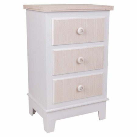 Nightstand Alexandra House Living White 30 x 64 x 40 cm | Tienda24 - Global Online Shop Tienda24.eu