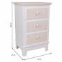 Nightstand Alexandra House Living White 30 x 64 x 40 cm | Tienda24 - Global Online Shop Tienda24.eu