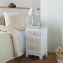 Nightstand Alexandra House Living White 30 x 64 x 40 cm | Tienda24 - Global Online Shop Tienda24.eu