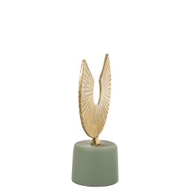 Decorative Figure Alexandra House Living Golden Aluminium 10 x 10 x 53 cm | Tienda24 Tienda24.eu