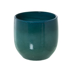 Cache-pot 19,5 x 19,5 x 18,5 cm Céramique Pistache | Tienda24 Tienda24.eu