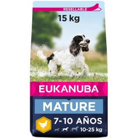 Nourriture Eukanuba MATURE Adulte Poulet 15 kg de Eukanuba, Sèche - Réf : S9110182, Prix : 59,23 €, Remise : %