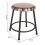 Stool Alexandra House Living Black Iron 35 x 46 x 35 cm by Alexandra House Living, Sofas and chairs - Ref: D1631630, Price: 4...