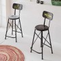 Tabouret Alexandra House Living Noir Fer 40 x 100 x 46 cm de Alexandra House Living, Chaises et canapés - Réf : D1631631, Pri...