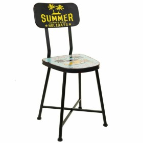 Stool Alexandra House Living Black 40 x 82 x 38 cm by Alexandra House Living, Barstools - Ref: D1631633, Price: 60,78 €, Disc...