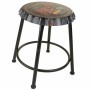 Tabouret Alexandra House Living Noir Fer 35 x 46 x 35 cm | Tienda24 - Global Online Shop Tienda24.eu