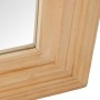 Espejo de pared Alexandra House Living Madera Ventana | Tienda24 Tienda24.eu