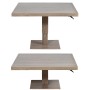 Table Alexandra House Living Beige 101 x 101 cm Réglable | Tienda24 Tienda24.eu