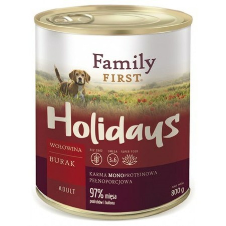 Comida húmida Family First FF-19003 Vitela 800 g | Tienda24 - Global Online Shop Tienda24.eu