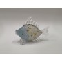 Figura Decorativa Romimex Azul Vidro Peixe 25 x 10 x 20 cm | Tienda24 Tienda24.eu