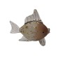 Figurine Décorative Romimex Marron verre Poisson 25 x 10 x 20 cm | Tienda24 Tienda24.eu