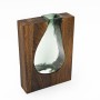 Vase Romimex Marron Vert verre 18 x 24 x 6 cm | Tienda24 Tienda24.eu