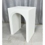 Side table Romimex White MDF Wood 40 x 55 x 30 cm | Tienda24 Tienda24.eu