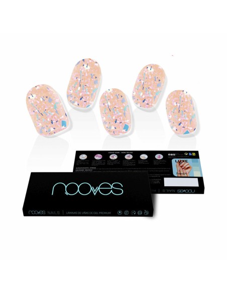 Faux ongles Nooves Peach Galettes Gel Autocollants métallique | Tienda24 Tienda24.eu