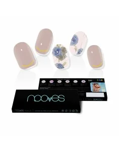 Falsche Nägel Nooves Elegant Floral Gel Selbstklebend metall von Nooves, Kunstnägel und Zubehör - Ref: S05116364, Preis: 15,0...