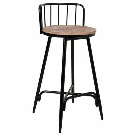 Stool Alexandra House Living Brown Iron Fir wood 41 x 88 x 41 cm | Tienda24 - Global Online Shop Tienda24.eu