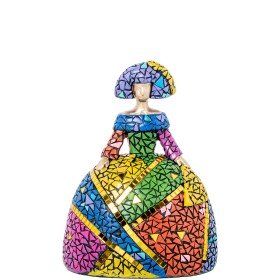 Figurine Décorative Romimex Multicouleur Résine Lady 16 x 40 x 14 cm | Tienda24 Tienda24.eu