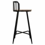 Stool Alexandra House Living Brown Iron Fir wood 41 x 88 x 41 cm | Tienda24 - Global Online Shop Tienda24.eu